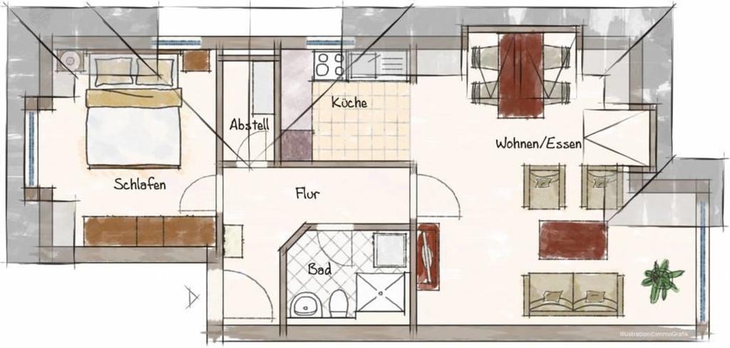 Ferienappartement Barfuss Apartment *